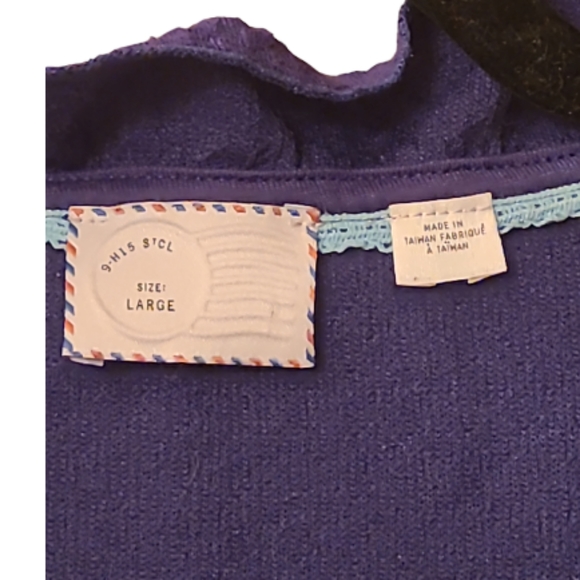 2/$50 Anthropologie 9-HI5 STCL Sleeveless Blue Top - Picture 4 of 8